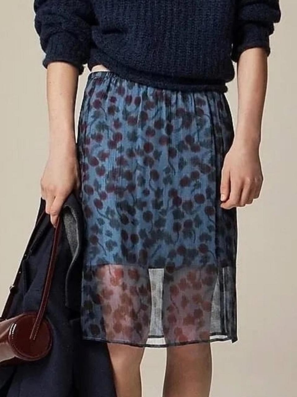 J Crew Gwenyth Midi Skirt